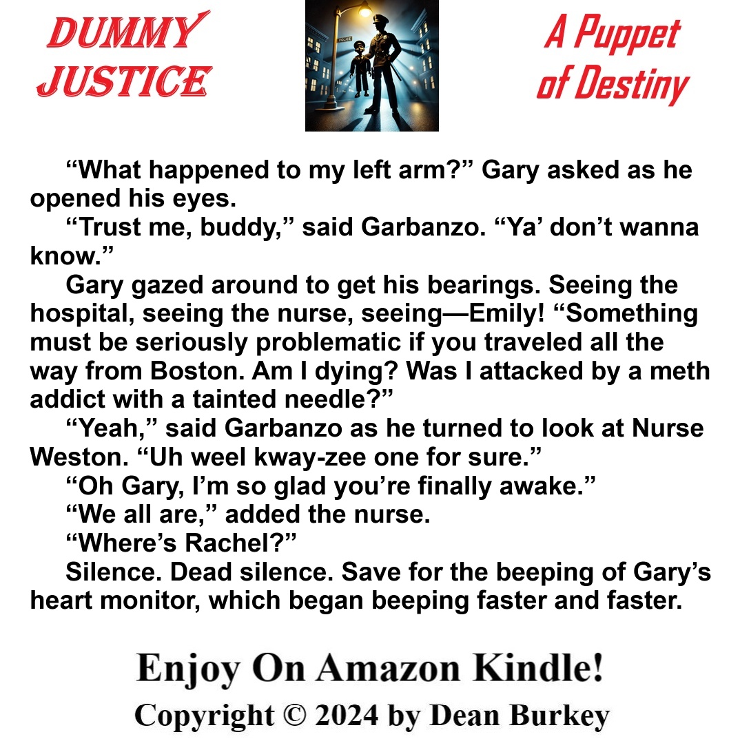 DeanBurkey's tweet photo. Gary &amp; Garbanzo: A One-Man Good Cop/Bad Cop Routine!
#DeanSays #DiamondDean #comedy #Beauty #Love #DummyJustice
#APuppetOfDestiny #Amazon #Kindle #Ventriloquism #SillyAndTragic #HilariousAndHeartbreaking
Diamond💎Dean’s Dummy Justice: A Puppet of Destiny https://t.co/qi26vpkYBg https://t.co/QsMiuEA07i