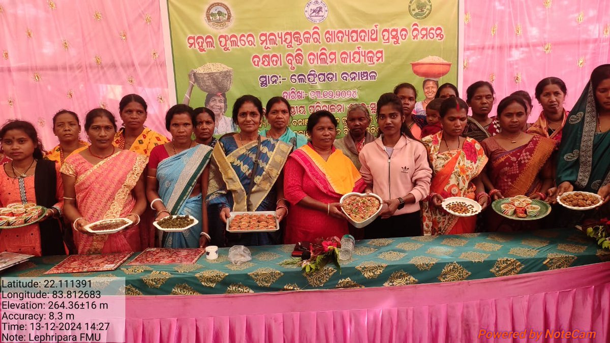 DfoSundargarh's tweet image. Notably, capacity building training programmes for value addition for Mahua products is being conducted by Sundargarh Forest Division at various villages under #OFSDP-II.
Hon&apos;ble ZP president, Smt Kunti Pradhan visited this training and encouraged the participants
#ValueAddition