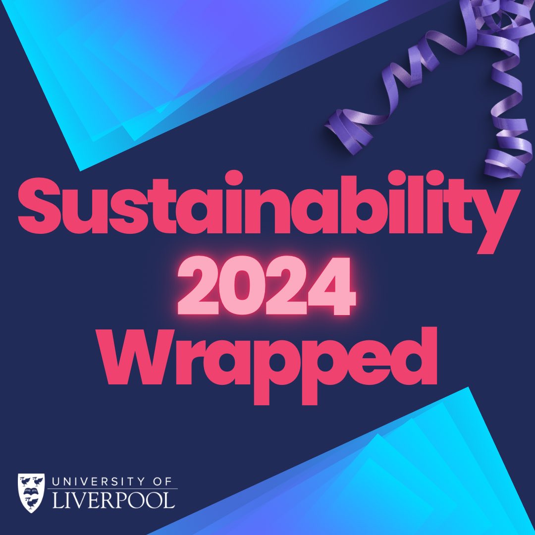 Sustainability 2024 Wrapped! ✨🎁

It’s that time of year so here’s a round-up of our biggest sustainability achievements in 2024 👇

liverpool.ac.uk/sustainability…

#teamlivuni #sustainability #universityofliverpool #SpotifyWrapped