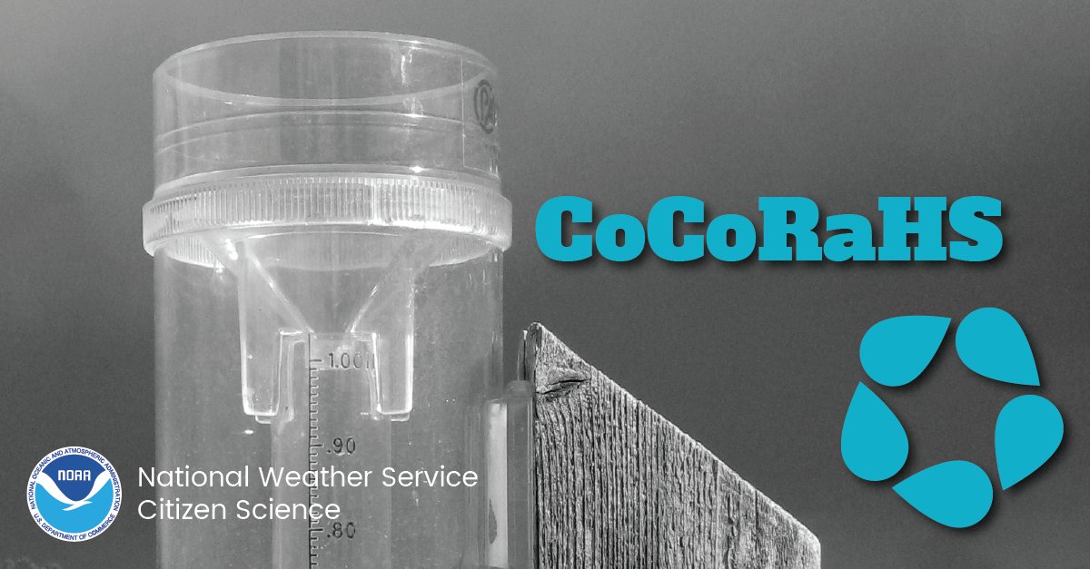 NWSGSP's tweet photo. Ever wanted to take rain or snow measurements? Learn more about #NWSCitizenScience and join CoCoRaHS today! https://t.co/GyXjPBWeBF
#CitizenScience #scwx #ncwx #gawx https://t.co/MUvTdDvciX