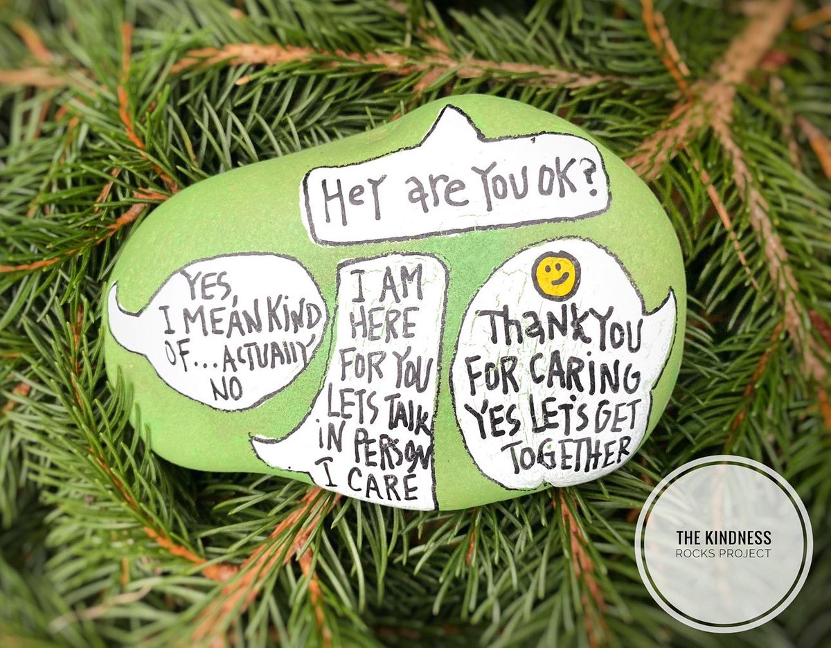 theKindnessrock's tweet image. Reminder to reach out to people and check in on them…
It really matters🎁
#thekindnessrocksproject
