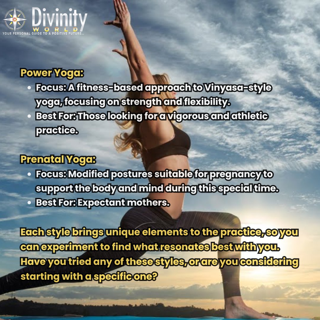 _DivinityWorld's tweet image. Different Types of Yoga 🧘‍♀️ (1/2)

For Consultation, Visit Website: divinityworld.com⁠ Or, Call Us: +91 9990555034 / +9111141185034

#divinityworld #astrology #vedicastrology #Horoscope #zodiac #yoga #yogaeveryday #yogapose #yogalove #Healing #HealingJourney