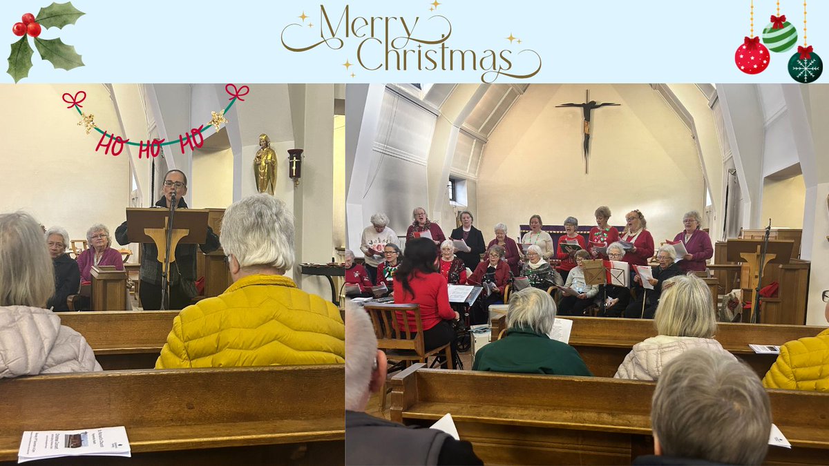 The Mayor had a festive sing-a-long at the lovely <a href="/alzheimerssoc/">Alzheimer's Society</a>  Christmas concert <a href="/StRichards_HH/">St Richards Church</a>, attended by young &amp; old &amp; performed by the Spring Chickens Choir who meet every week at <a href="/ageukwsbh/">Age UK West Sussex, Brighton & Hove</a> in Haywards Heath!  She read a festive poem &amp; helped raise funds for her charity!