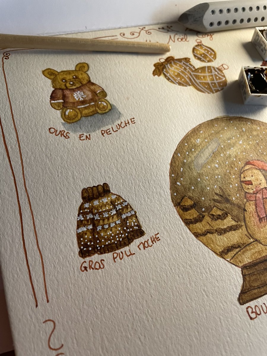 lafeecrochete's tweet photo. Un Noël cozy 🎄🍪🎨🖌️
#aquarelle #watercolor #art #painting #tutos #cosy https://t.co/fOr1h7EAWD