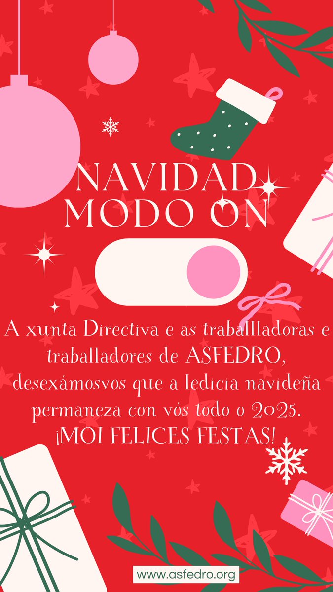 Felices festas a tod@s! E moi felíz 2025!