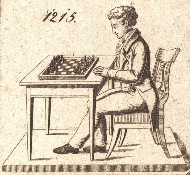 1820 stellte der bayerische Uhrmacher Aloys Bayer einen Schachautomaten vor, der technisch weniger ausgereift war als der Schachtürke, aber die Menschen dennoch beeindruckte. Besonders erfolgreich war er wohl nicht, denn seine Spur verliert sich. blog.hnf.de/eine-schachmas…