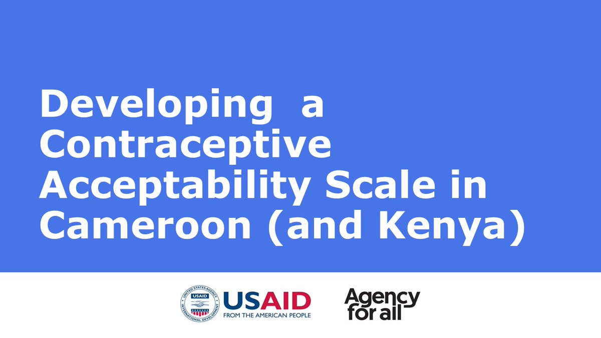 🟢Last week, <a href="/evihdaf/">EVIHDAF</a>'s @JC Fotso participated at the #FP Technical Working Group meeting in Yaoundé🇨🇲. Organized by MOH Department of Family Health, we shared the experience of our <a href="/Agency4All/">Agency for All</a> project and more precisely, its Contraceptive Acceptability study in Cameroon.