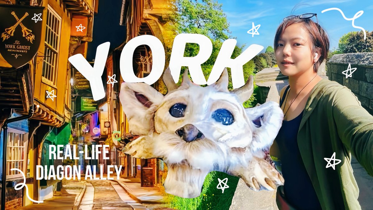 MisusYaya's tweet photo. 🪄 2 Days in York: The Real-Life Diagon Alley, Must-Visit Attractions &amp; V... https://t.co/p5wovAhZY1 via @YouTube #york #vegantravel #UK #vlog #shambles #potterhead https://t.co/crxoyXV6tN