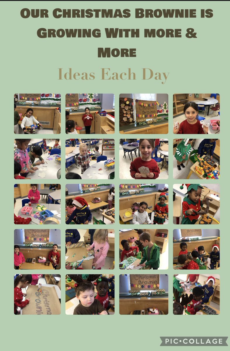 ECLearnings's tweet photo. Kp1 Turned Dramatic Play Area Into Christmas Brownie. We Were Busy Wrapping Gifts, Making Ornaments, Snowflakes, Candy Canes &amp; We Enjoyed Picnic Lunch.

#LearningSyllables #BeginningSound  #ChristmasVocabulary #ImaginativePlay #CollaborativePlay #EarlyLearning #ECE #StRitaOCSB https://t.co/7p8sJhyGtH