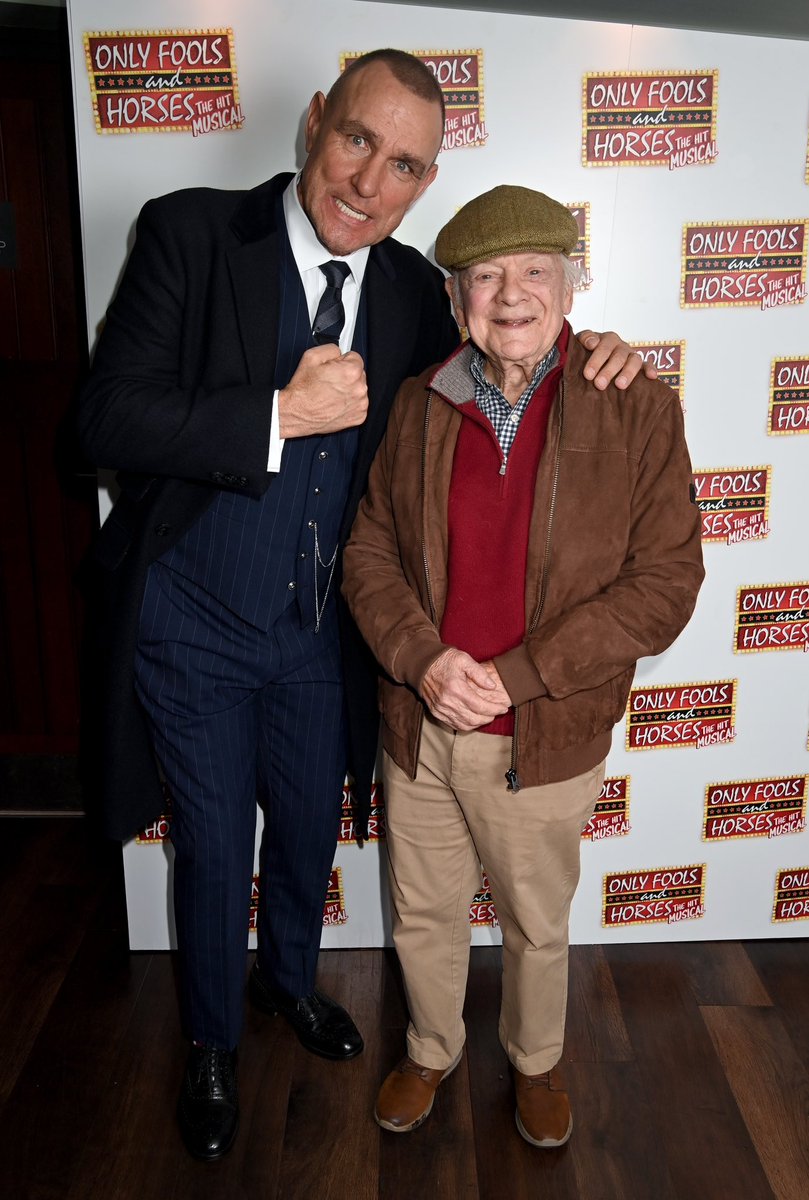 Only Fools and Horses The Musical (@ofahmusical) on Twitter photo Last night, we welcomed a VERY important guest at the <a href="/EventimApollo/">Eventim Apollo</a>! Sir David Jason paid us a visit at #OFAHMusical for the very first time! 🍻✨ Last night, we welcomed a VERY important guest at the <a href="/EventimApollo/">Eventim Apollo</a>! Sir David Jason paid us a visit at #OFAHMusical for the very first time! 🍻✨
