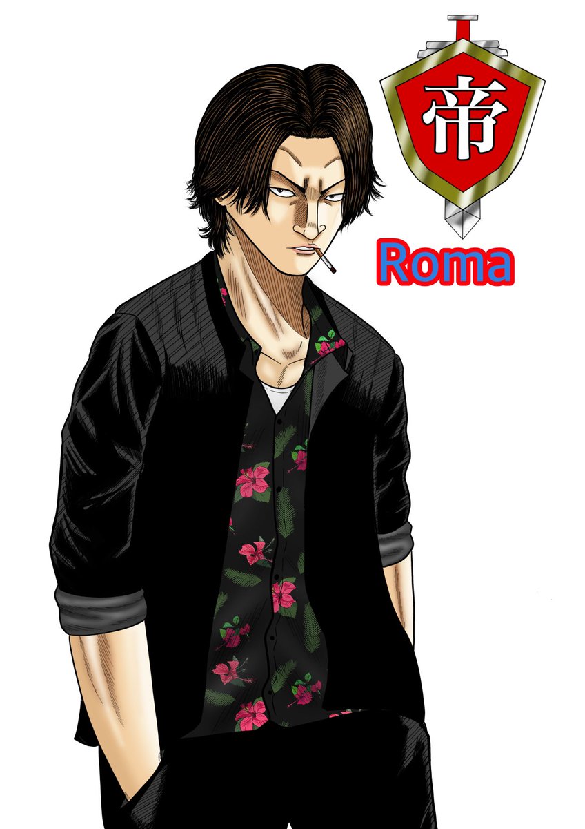 MoYKk6vBBpKEof8's tweet photo. 極帝ツートップの1人、Romaさん！
#UNKNOWN2  #イラスト https://t.co/wiMOkeSfkb