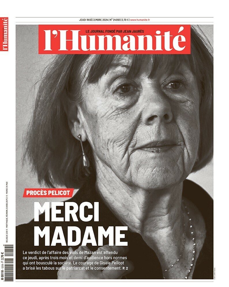 Merci Gisèle Pelicot !

Merci d'avoir brisé le huis-clos, et d'avoir transformé une épreuve atroce en un combat universel.

Le combat contre les violences sexistes et sexuelles continue ✊