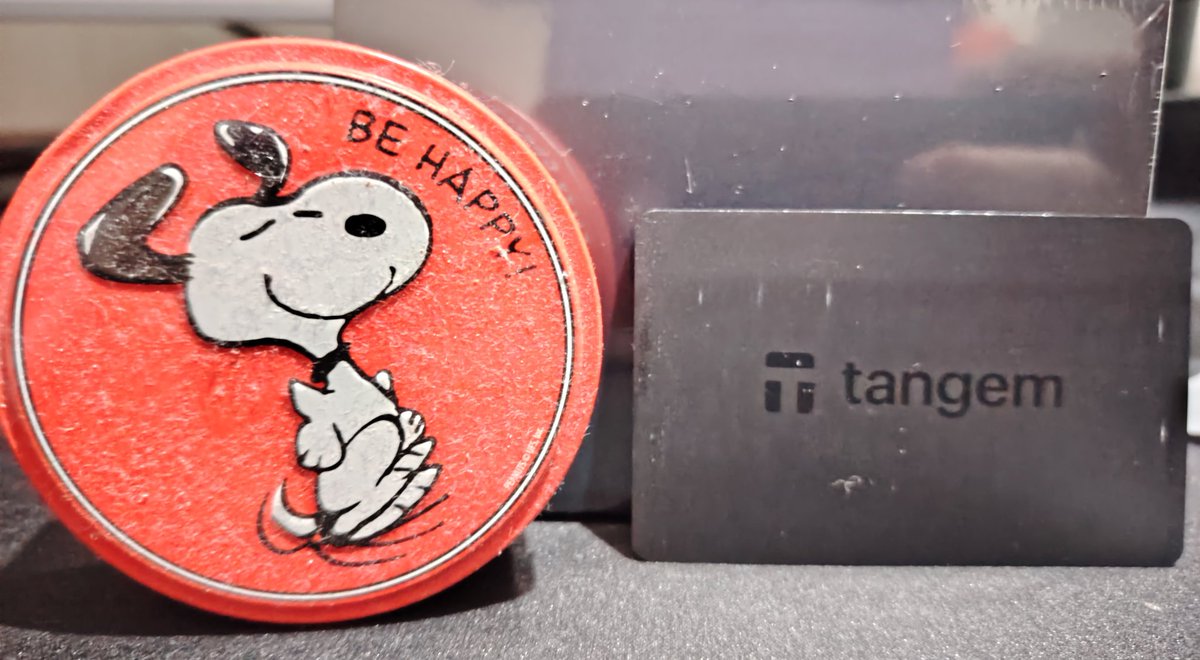 EW_Mirror_BBTF's tweet photo. @Tangem Tired of complicated crypto wallets? Meet Tangem:
🔒 Offline & secure
📱 Tap to use on my Iphone
💳 Fits my wallet like a credit card
Perfect for beginners & pros alike. Simple. Safe. Affordable. #Tangem #whytangem https://t.co/N8YHoOY5ym