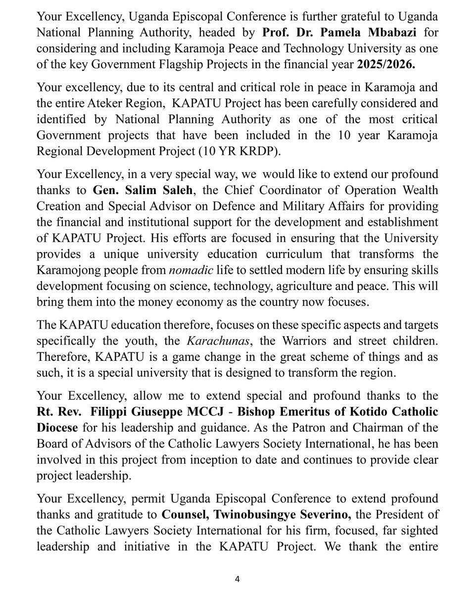 Isabelle002Anku's tweet image. Big news for Karamoja! The Government of Uganda has allocated UGX 180 billion in the FY 2025/2026 budget for the Karamoja Peace and Technology University (KAPATU) project. This is a historic milestone for education, peace, and development in the region. #KAPATUProject