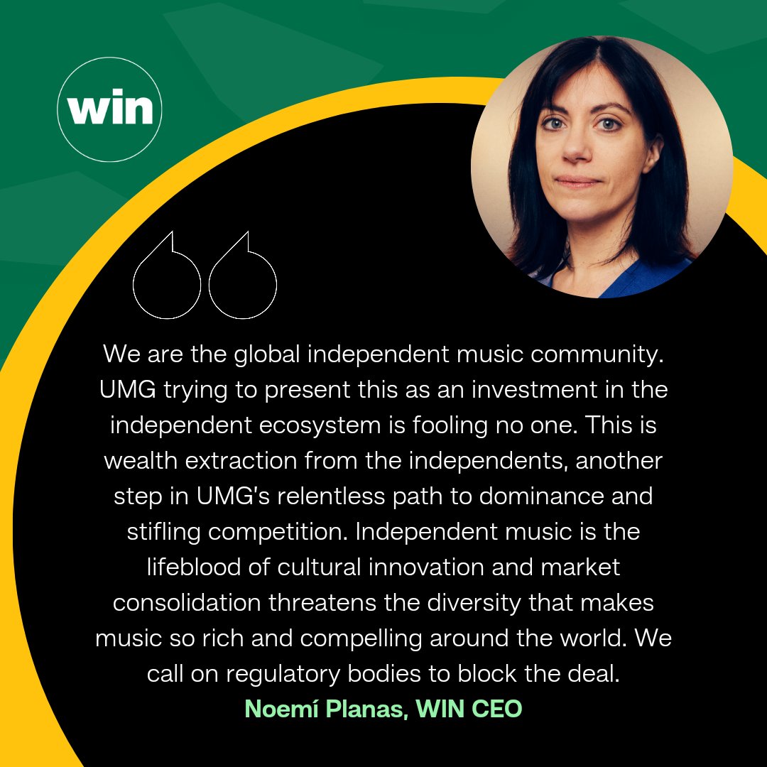 We call on regulatory bodies to block the deal. (2/2)

👉 winformusic.org/umg-virginmusi…