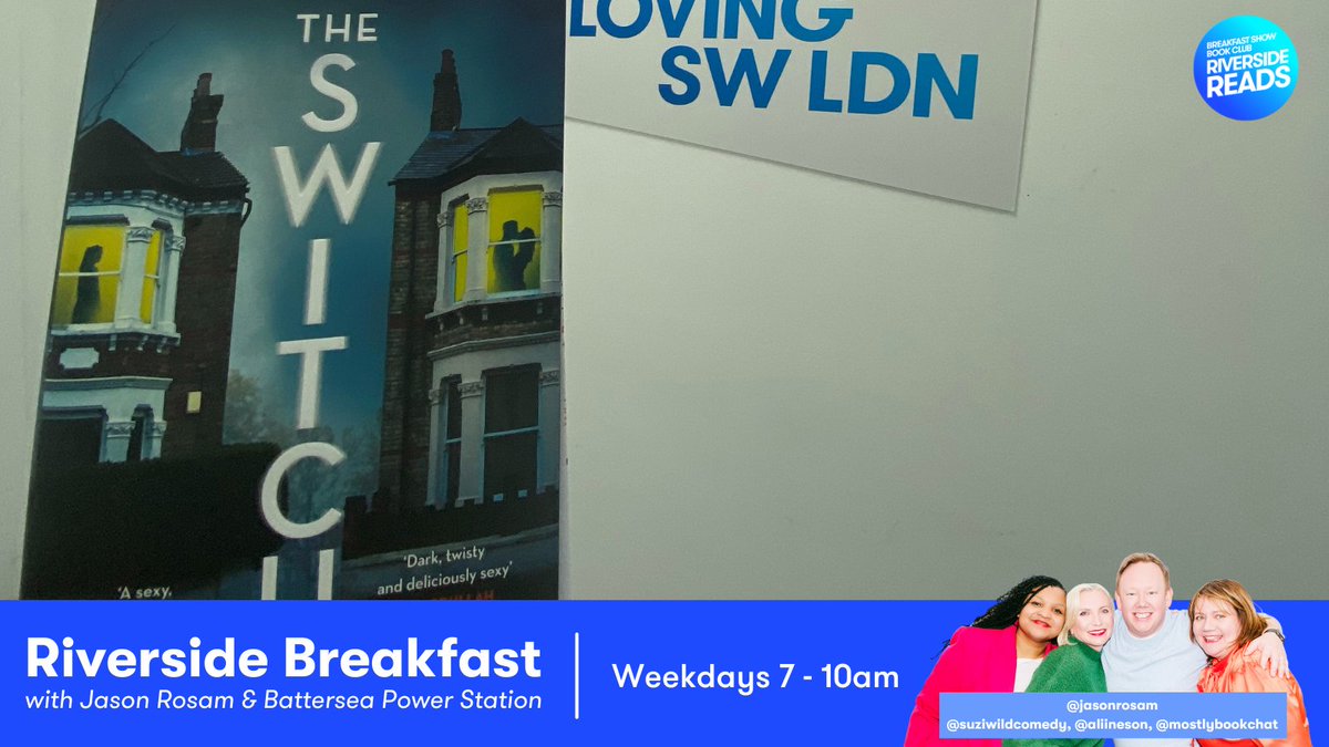 Riverside Radio (@thisisriverside) on Twitter photo π RIVERSIDE READS is back in the New Year
π with "The Switch" by <a href="/LilySamsonbooks/">Lily Samson</a> as the first read of 2025!
π 'Elena and Adam are house sitting in Wimbledon & instantly seduced by their upscale surroundings.
Sophia and Finn are their beautiful enigmatic neighbours who π RIVERSIDE READS is back in the New Year
π with "The Switch" by <a href="/LilySamsonbooks/">Lily Samson</a> as the first read of 2025!
π 'Elena and Adam are house sitting in Wimbledon & instantly seduced by their upscale surroundings.
Sophia and Finn are their beautiful enigmatic neighbours who