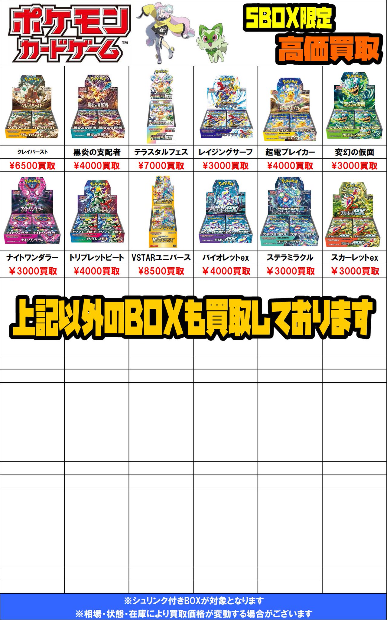 ポケモン クレイバースト シュリンク付 5BOX