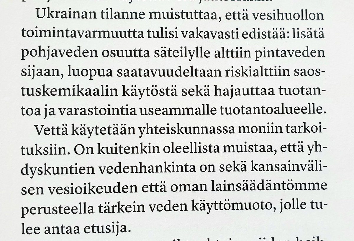 AnnamaiVi's tweet photo. Voiko #vesipula yllättää Suomen?
Uhkia on ja niihin on varauduttava!
#JarmoHukka ja #TapioKatko kirjoittavat #Kanava-lehdessä
nro 8/2024, että #pohjavesi on #kriiseihin varautumisen ja huoltovarmuuden kannalta selvästi #pintavettä parempi vaihtoehto.
Ote artikkelista kuvana! https://t.co/mkcdZwWoel