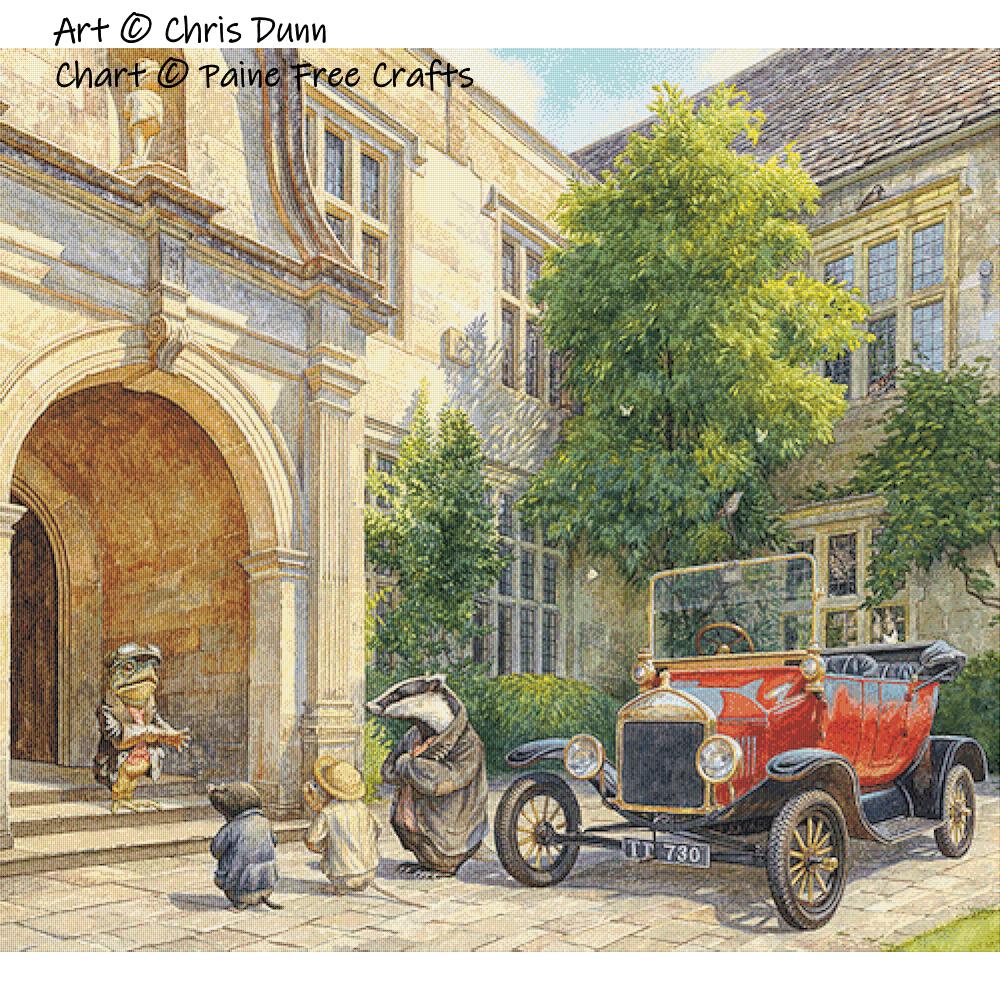 PaineFreeCrafts's tweet photo. Mr Toad does love his classic cars - but enough is enough! 

https://t.co/MDDo46Y58c 

#crossstitching #crossstitchersofinstagram #crossstitcher #fullcoveragecrossstitch #fullcoveragefanatics #xstitchersofinstagram https://t.co/jAppACO6qx