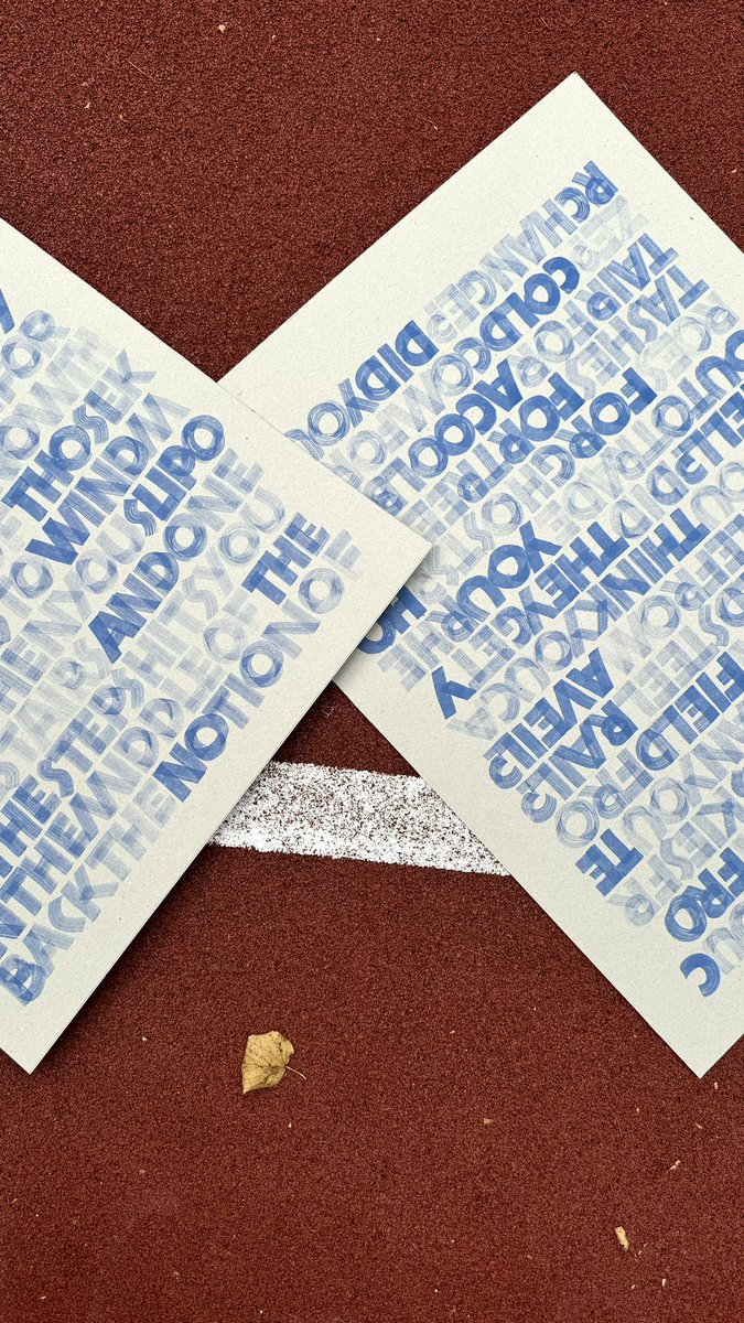 I just launched a new instagram profile dedicated to calligraphy, painted letters and all sorts of traced, painted, written stuff. 

Je viens de lancer un nouveau profil Instagram dédié à la calligraphie, aux lettres peintes tracées ou écrites.

instagram.com/lettrasse/prof…