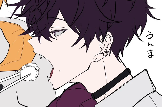次出す予定のなんか食べてるさん の下書き