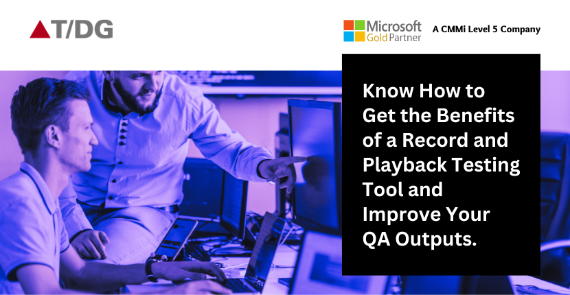 thedigtalgroup's tweet image. Learn about codeless automation, a way of executing tests that do not require programming knowledge and can be recorded and tested again. tinyurl.com/29w9ehsc
#testautomationtool #automationtesting #QA #qaraenterprise #recordtesting #playbacktesting #testrecording #TDG