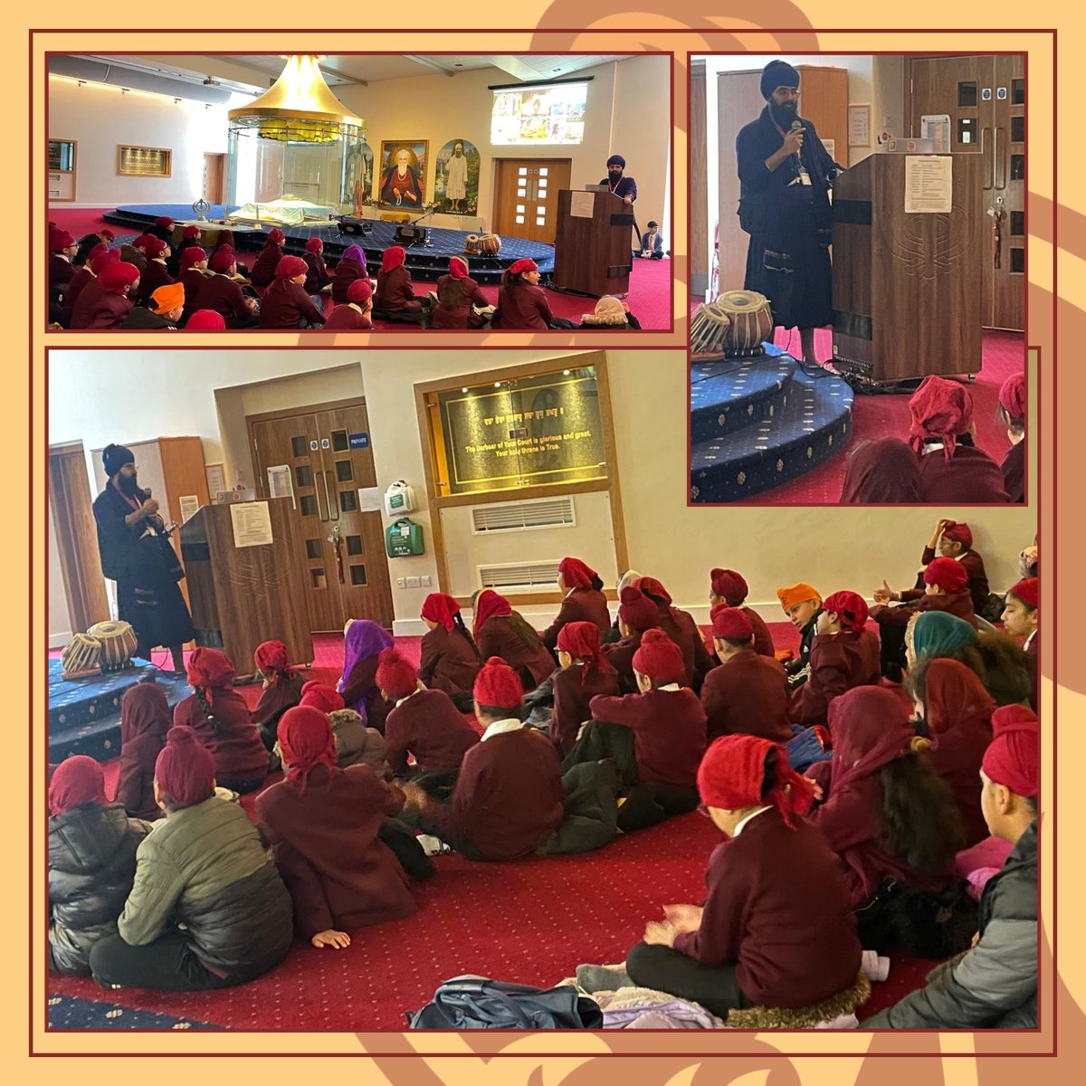 NanaksarP's tweet photo. On Wednesday, 18th December, our year 4 pupils attended a powerful talk hosted by @everythings_13  of Sikhi about the Chaar Sahibzaade and their incredible journey toward Shaheedi.

#chaarsahibzaade #FaithAndSacrifice #courage #inspiration #ks3learning https://t.co/uHnyw8rAlz