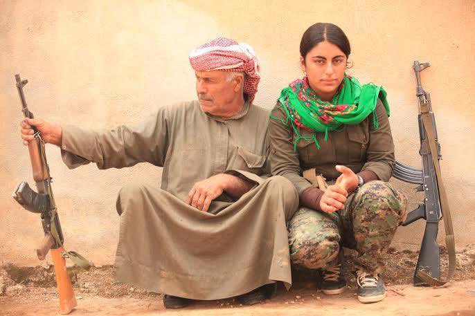 statelessidea's tweet image. A father and a daughter
#RojavaRevolution
