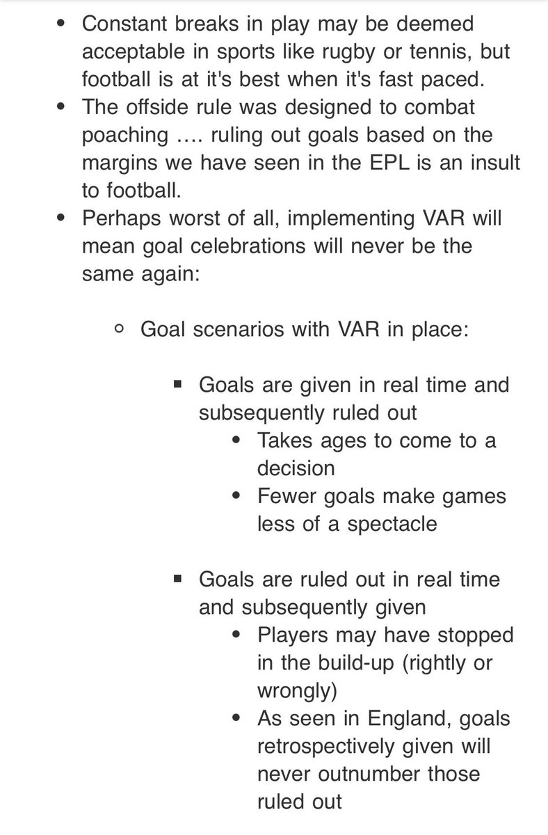 scotlandscoeff1's tweet photo. My pal, St Johnstone fan, wrote to his club 5 years ago asking for them to vote against the implementation of VAR.

He listed his predictions of the downside of VAR and it's fair to say he was spot on. https://t.co/k7EBmkeQuN