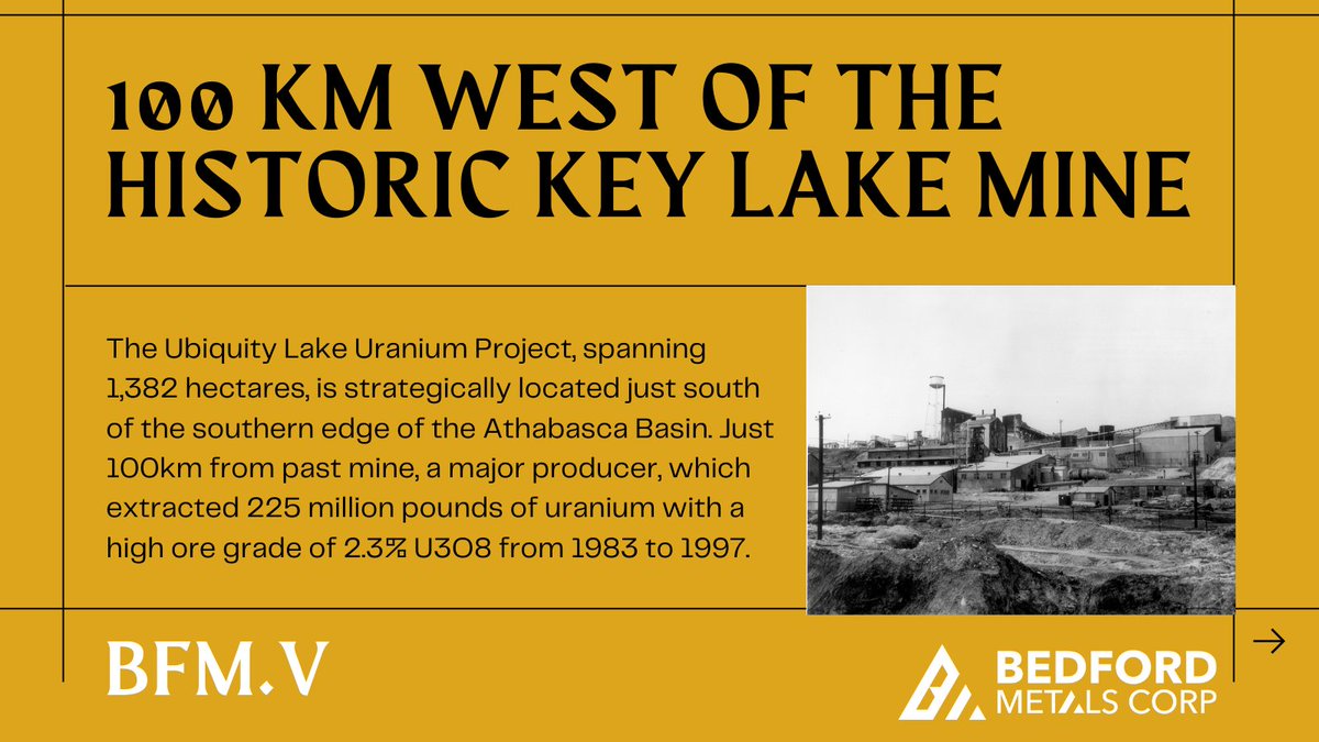 Uranium stocks are heating up as the world pivots to nuclear energy for clean, reliable power. 🚀 Demand is rising, supply remains tight – a potential golden era for investors. Check out our Ubiquity Lake, Close Lake, and Sheppard Lake projects #Uranium #Investing #CleanEnergy