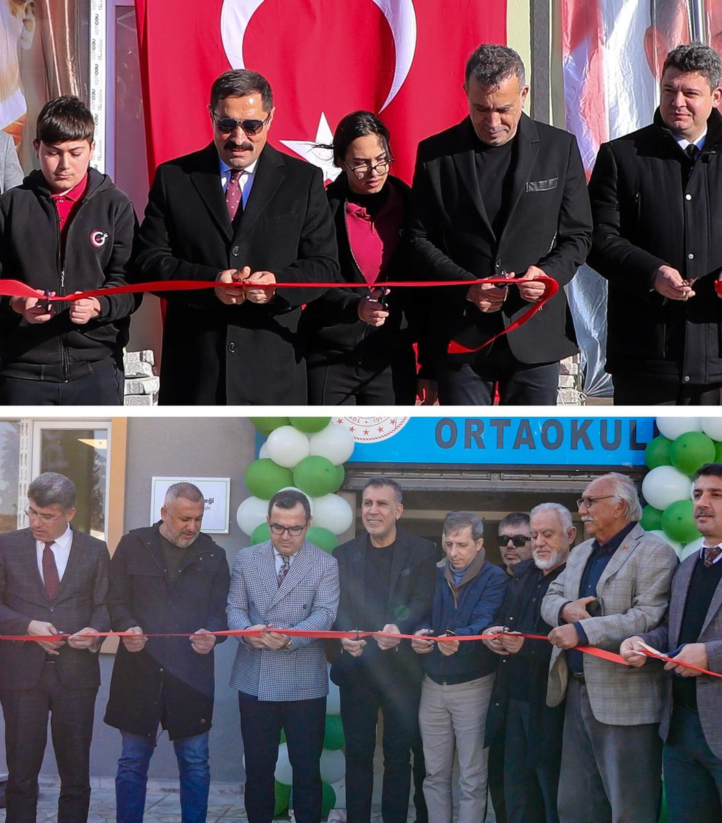 Ahbap Derneği olarak bugün 2 okul daha açtık. 
Arsuz Ertuğrul Gazi Anadolu Lisesi ve Hassa Aktepe Ortaokulu depremde ağır hasar görmüştü.
O iki okulun yerine yenilerini yaptık.
Toplamda 20 okul tamamlamış olduk.
Başkanımız Haluk Levent yeni okulların müjdesini de verdi.💚🙏🙏