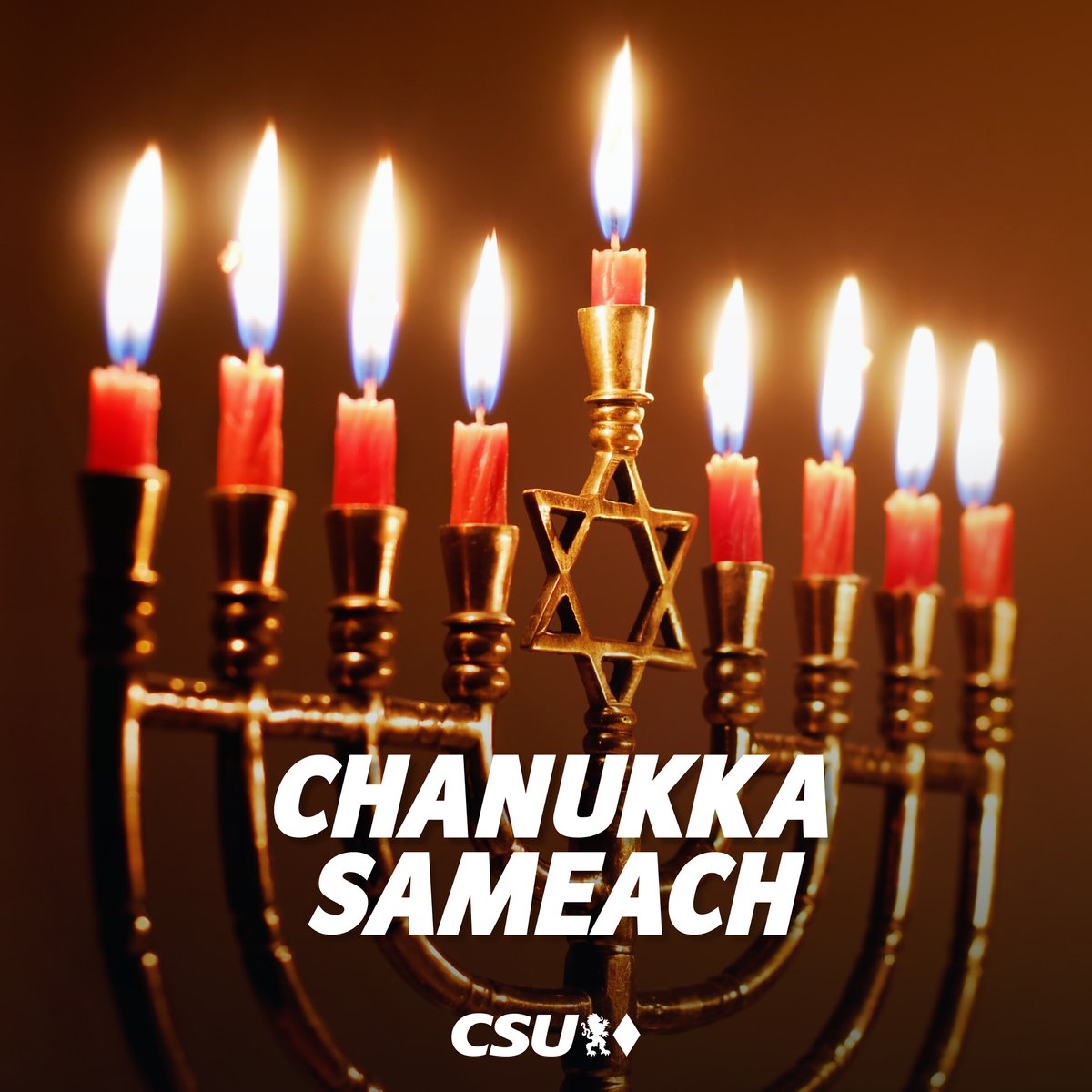 Wünsche allen ein frohes #Chanukka Fest! Das Judentum gehört zu Deutschland. Wir stellen uns klar gegen jede Form von Antisemitismus. Hass und Hetze haben bei uns keinen Platz!
