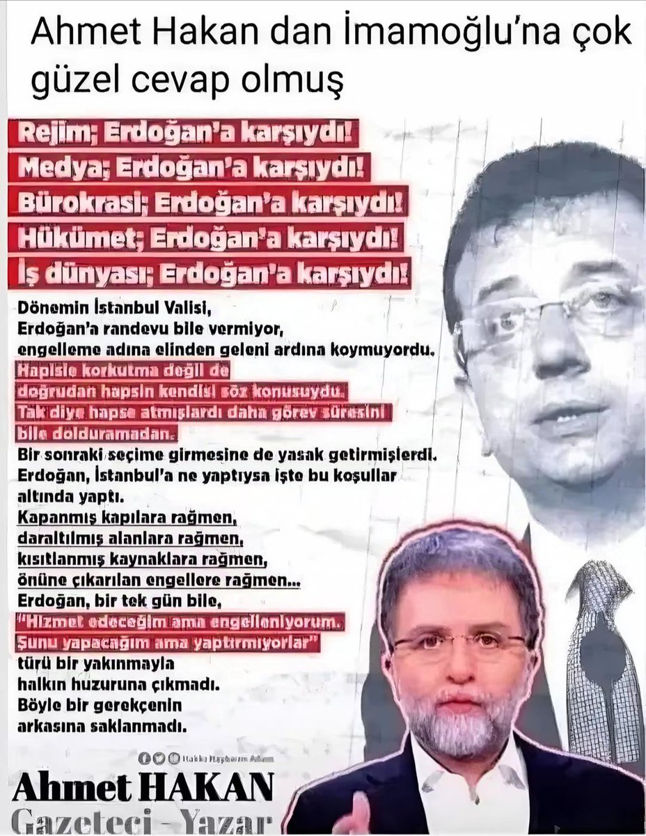 Ahmet Hakan, ekoyu paspas etmiş..