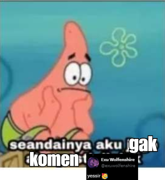 RUtamajaya's tweet photo. TW// FRAUD/SEXUAL HARASSMENT

Exu Wolfenshire, Exelesis, Asa Corazon dan Chakra Eisen V1

🧵 https://t.co/1Gl57j5loQ