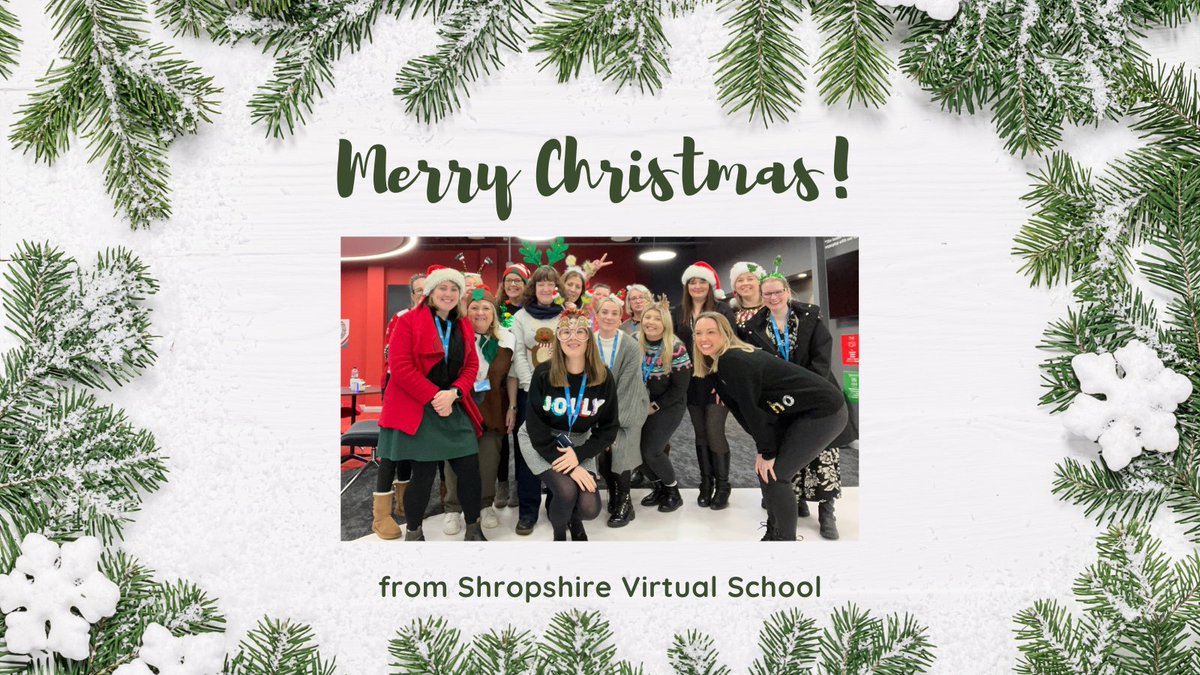 ShropVirtualSch's tweet photo. Our wonderful team! We meet for lunch yesterday at @Aico_Limited, lots of fun, games and delicious food. Merry Christmas from Shropshire Virtual School! 🎅 🎄 https://t.co/LoXe35HKoJ