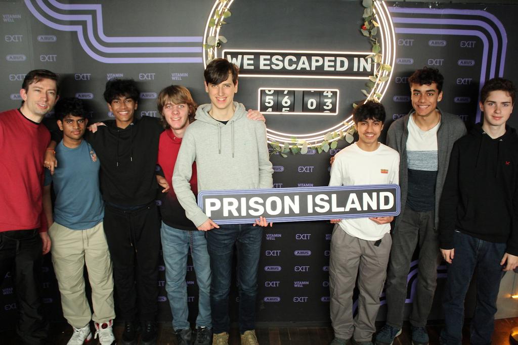 RLSComputing's tweet image. We escaped the trickiest escape room yet! Pretty sure we're on the watch list now 😉@exitgame.official. @TheRoyalLatin