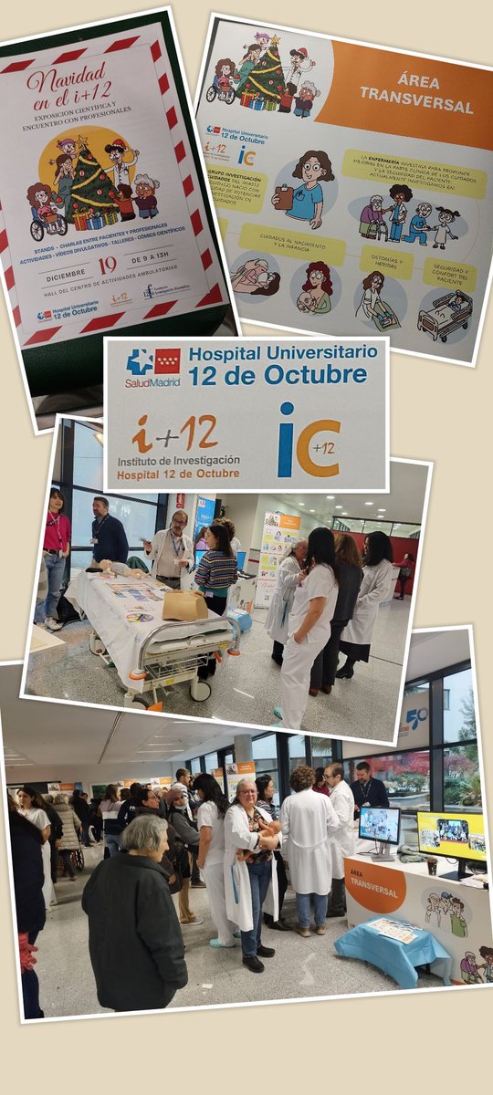 InveCuid_h12o (@invecuid_h12o) on Twitter photo Navidad en el i+12. Nuestro grupo de investigacion enfermera InveCuid es parte activa en la Exposición científica y encuentro con profesionales y pacientes. Instituto Investigación Hospital 12 Octubre.
#somosdel12.
<a href="/H12Octubre/">Hospital Universitario 12 de Octubre</a> <a href="/andiongoni/">Andión Goñi</a> <a href="/SantiagoPG_12/">SantiagoPerezGarcia</a> Navidad en el i+12. Nuestro grupo de investigacion enfermera InveCuid es parte activa en la Exposición científica y encuentro con profesionales y pacientes. Instituto Investigación Hospital 12 Octubre.
#somosdel12.
<a href="/H12Octubre/">Hospital Universitario 12 de Octubre</a> <a href="/andiongoni/">Andión Goñi</a> <a href="/SantiagoPG_12/">SantiagoPerezGarcia</a>