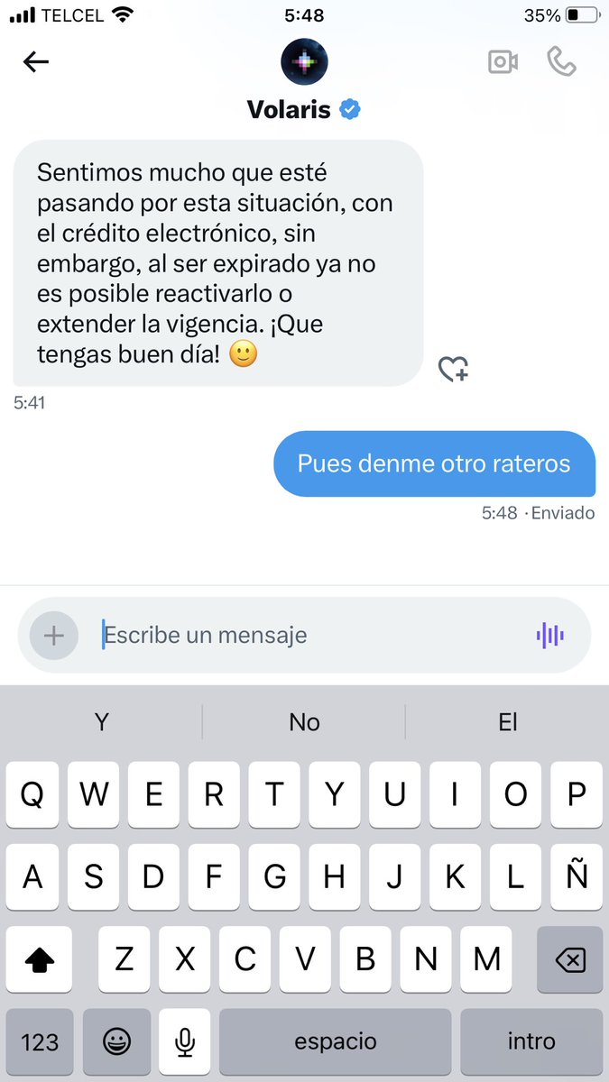 elmiloy's tweet photo. Cheken los ratas de @viajaVolaris me dicen que por mensaje lo solucionan y vean como responden los ratas 👇 https://t.co/y159Kkf6QH