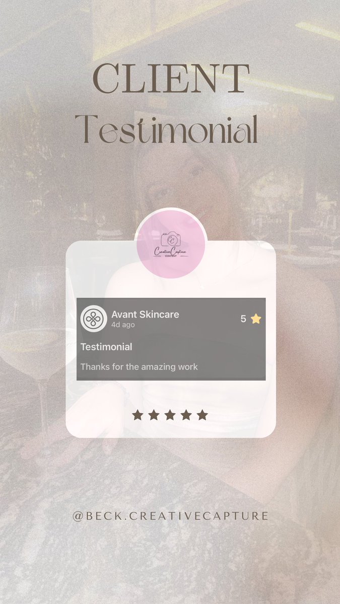 BeckUGC96's tweet image. Another testimonial on a Thursday?

Yes- yes it is😉

I&apos;m reiterating that skincare is my absolute FAVE sector to work in 🥹

📧 beck.creativecapture@outlook.com

#ugctestimonial #ugcreview #ugc #skincare #ugccreator #contentcreator