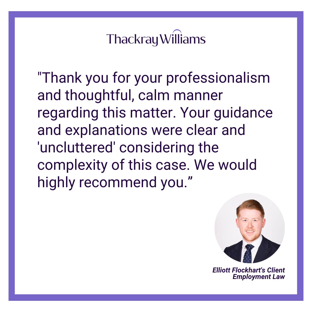 Delighted to share this glowing testimonial from a valued client.
Knowing that our services make a difference is immensely gratifying. Thank you for placing your trust in us!
#employmentlaw #clientfeedback