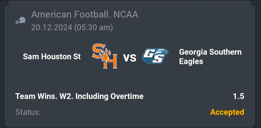 A3RBET's tweet photo. American Football - NCAA

🏈 Georgia Southern ML
🔖 1.50
💵 80 Units

#NCAA #AussieRules #Footy #NCAA2024 #NCAA24 #SportsBetting #BetOnNCAA #NCAABetting #NCAABets #BettingTips #NCAAPicks #NCAAPredictions #Gambling #bettingtwitter #SamHouston

Like + RT https://t.co/GkrBsZnN9i