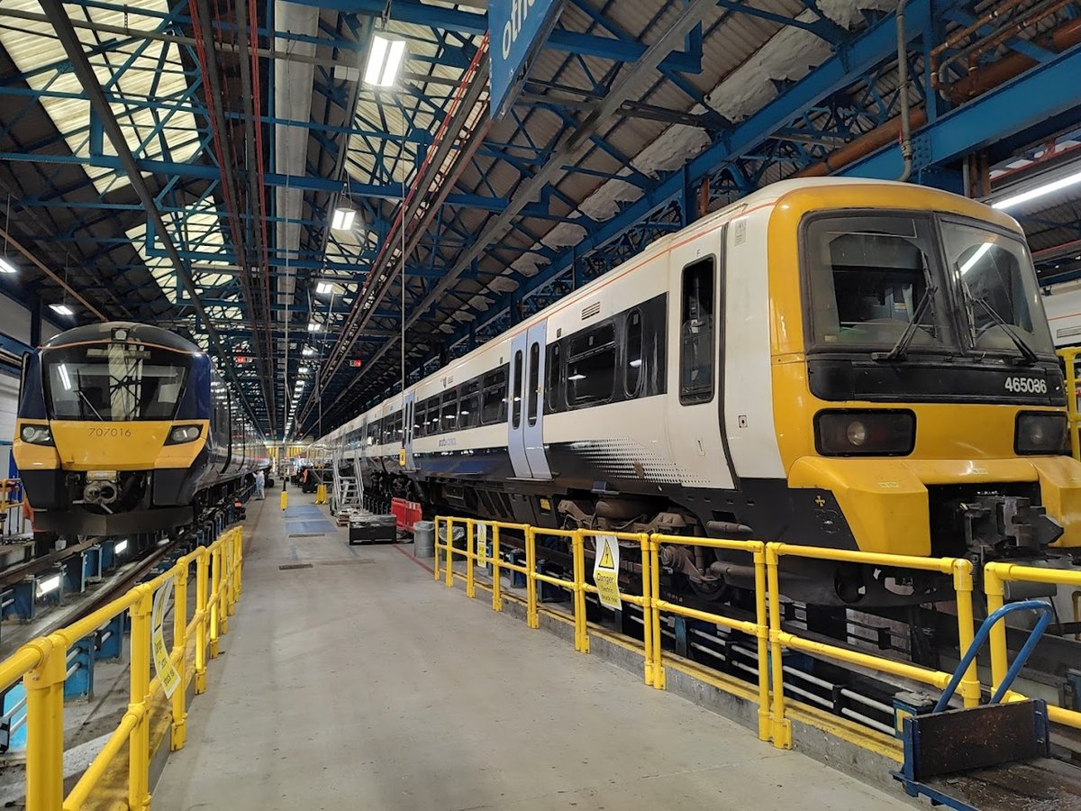 RAIL_NEWS_UK's tweet image. A Behind The Scenes visit to Southeastern’s Maintenance Centre in South East London dlvr.it/TGtZWx #Class707 #London #NetworkRail #RailNews