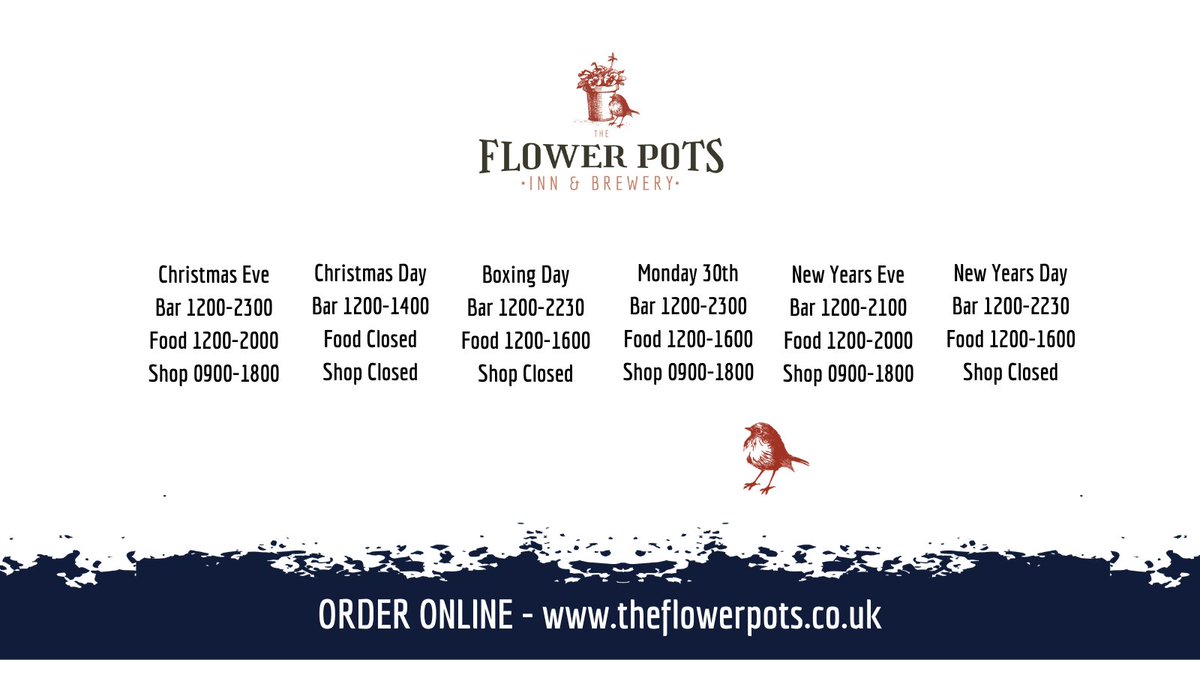 We would love to see you over the Christmas holiday's, to help you with your plans you can find our opening hours here. Normal opening hours for dates not mentioned!