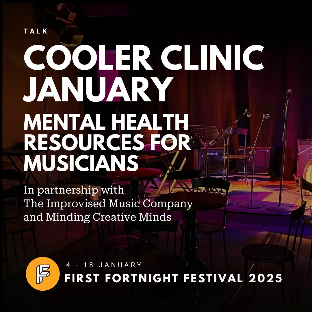 First Fortnight (@firstfortnight) on Twitter photo ๐ท Calling all jazz & improvising musicians! Join <a href="/ImprovisedMusic/">ImprovisedMusic</a> Cooler Clinics on Jan 18th for free talks & 1:1s on mental health + career advice.
๐๏ธ Register: firstfortnight.ie
#firstfortnight25
In collaboration with <a href="/MindingCreative/">Minding Creative Minds</a> ๐ท Calling all jazz & improvising musicians! Join <a href="/ImprovisedMusic/">ImprovisedMusic</a> Cooler Clinics on Jan 18th for free talks & 1:1s on mental health + career advice.
๐๏ธ Register: firstfortnight.ie
#firstfortnight25
In collaboration with <a href="/MindingCreative/">Minding Creative Minds</a>