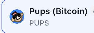 So PUPS now $PUPS (Bitcoin) on <a href="/CoinMarketCap/">CoinMarketCap</a>, and I think this ticker will do great on CEXs, the same way as DOG (Bitcoin) did with last <a href="/LBank_Exchange/">LBank.com</a> listing.  LBANK is doing the most volumes rn for DOG. 

Bitcoin is the biggest crypto brand and name will be an amplifier for