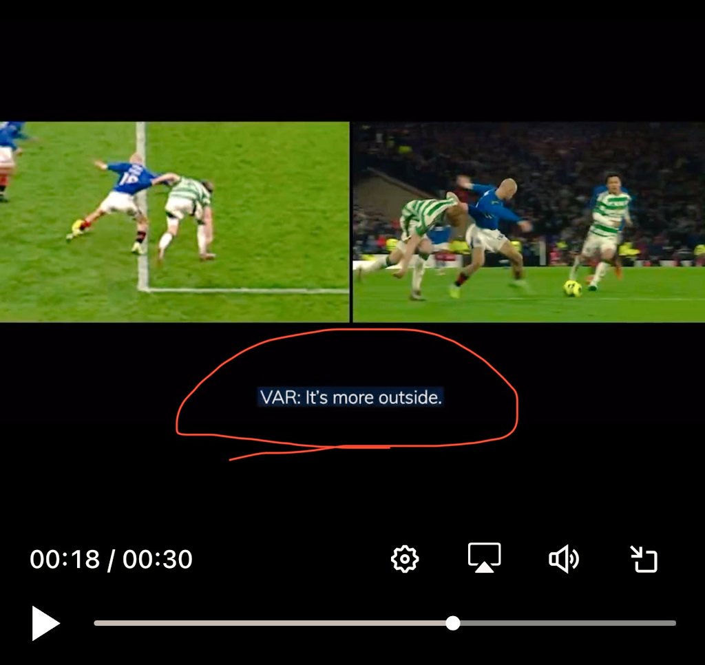 NaeBull's tweet photo. Proof released that @ScottishFA #VAR match officials knew foul was in box and told ref John Beaton 'it was more outside' on audio.

Now @RangersFC have to get all over this @ScottishFA and @UEFA https://t.co/Z4NmBIdCrN