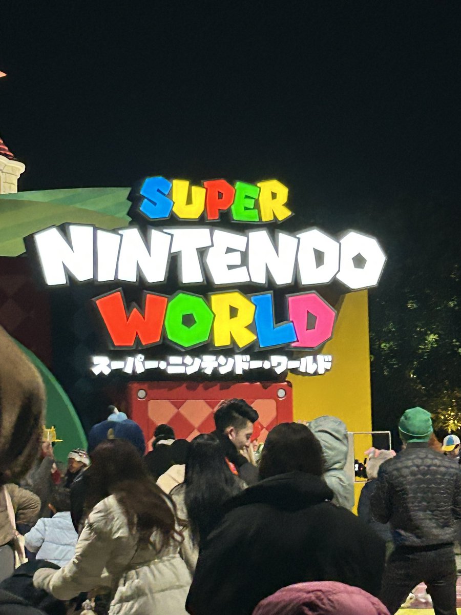 ユニバ行ってたー
マリカ下手っぽいんで家庭用も引退します