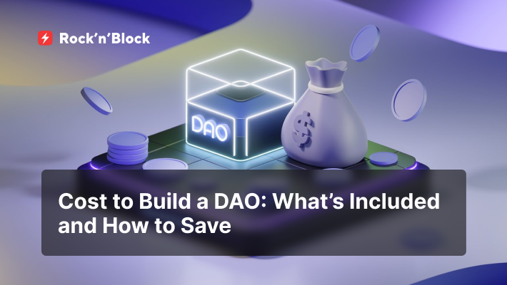 RocknBlockDev's tweet image. Want to build a #DAO but unsure about the budget?🤔 Our new article answers all your questions about the cost of building a DAO!
📌 What's included in #DAOdevelopment
📌 Key factors influencing costs
📌 Strategies for optimizing your budget
Read more🚀 rocknblock.io/blog/cost-to-b…
