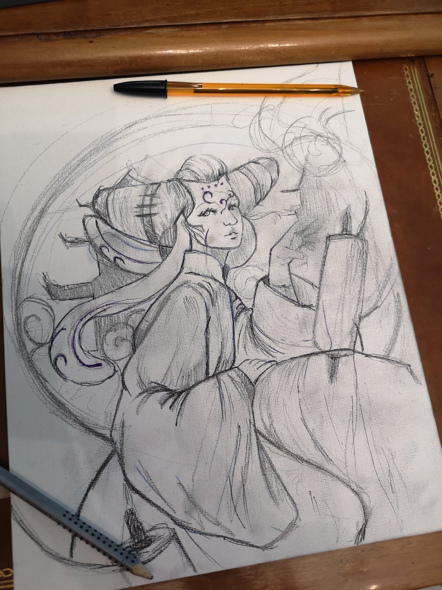 elisalatiniart's tweet photo. Today, I worked on a drawing on canvas dedicated to my fav mtg girl of 2024, Tamiyo 🎨✨. From the initial sketch ✏️ to the final piece on canvas 🖼️, can’t wait to reveal the finished artwork 🔥.

#MagicTheGathering #Tamiyo https://t.co/9y3naVJBcG