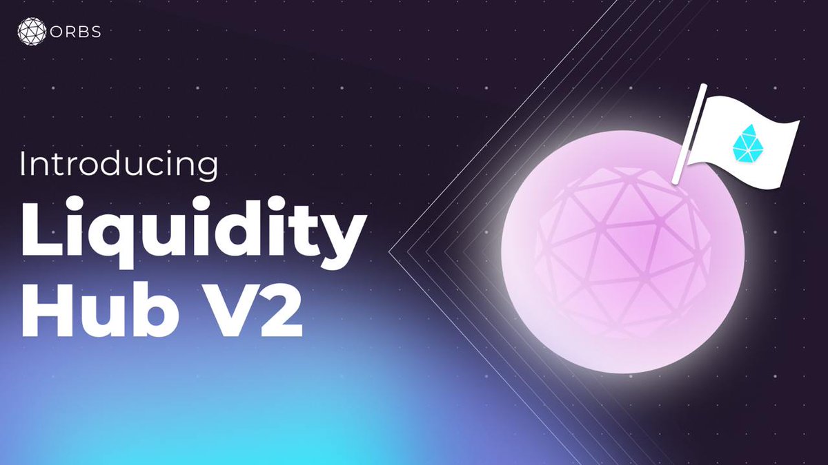 orbs_network's tweet photo. Unleashing Liquidity Hub v2.

Dynamic fees. Smarter execution. Unmatched transparency. 

The standard for on-chain trading just got even better. The future is here 🔮

https://t.co/tuu0W33eCx https://t.co/ei8LMUXgB8